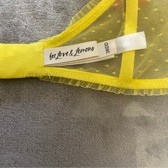 New! For love and lemons Mirabelle Underwire Bra cherry pineapple 10062 - Picture 10 of 12